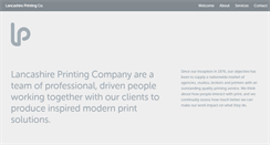 Desktop Screenshot of lancsprint.co.uk