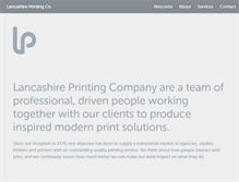 Tablet Screenshot of lancsprint.co.uk
